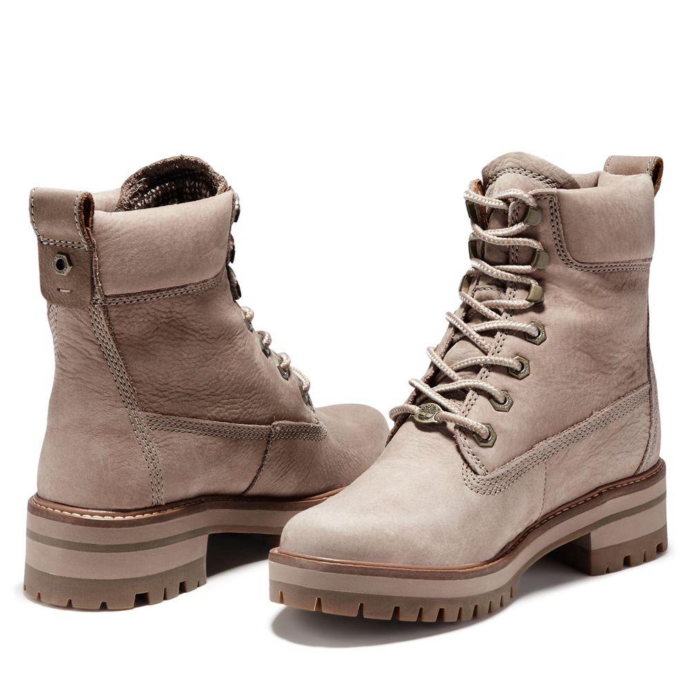 Timberland Womens 6-Inch Boots Courmayeur Valley - Grey - India CF0716245